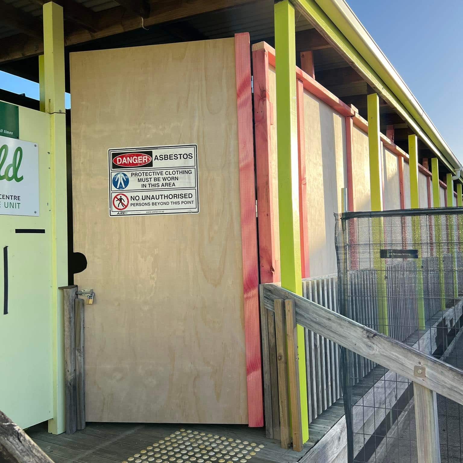 Site safety on Asbestos removal site at a School in Kaitaia