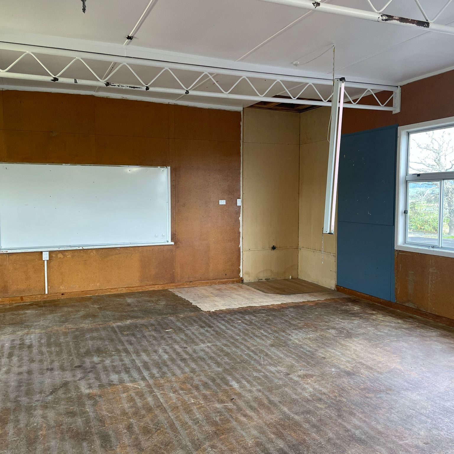Classroom after all asbestos has been removed.