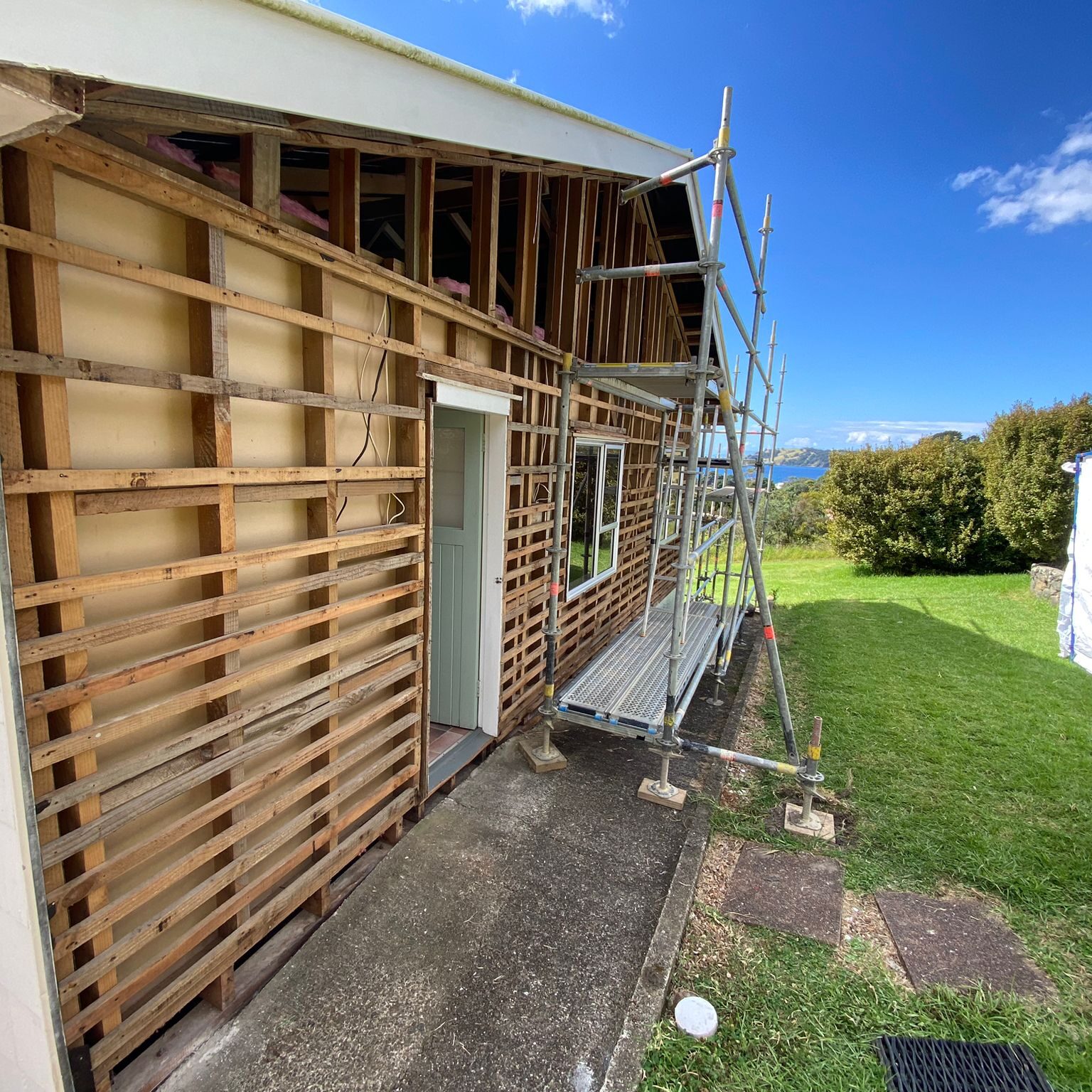 Asbestos removal from residential house site.
