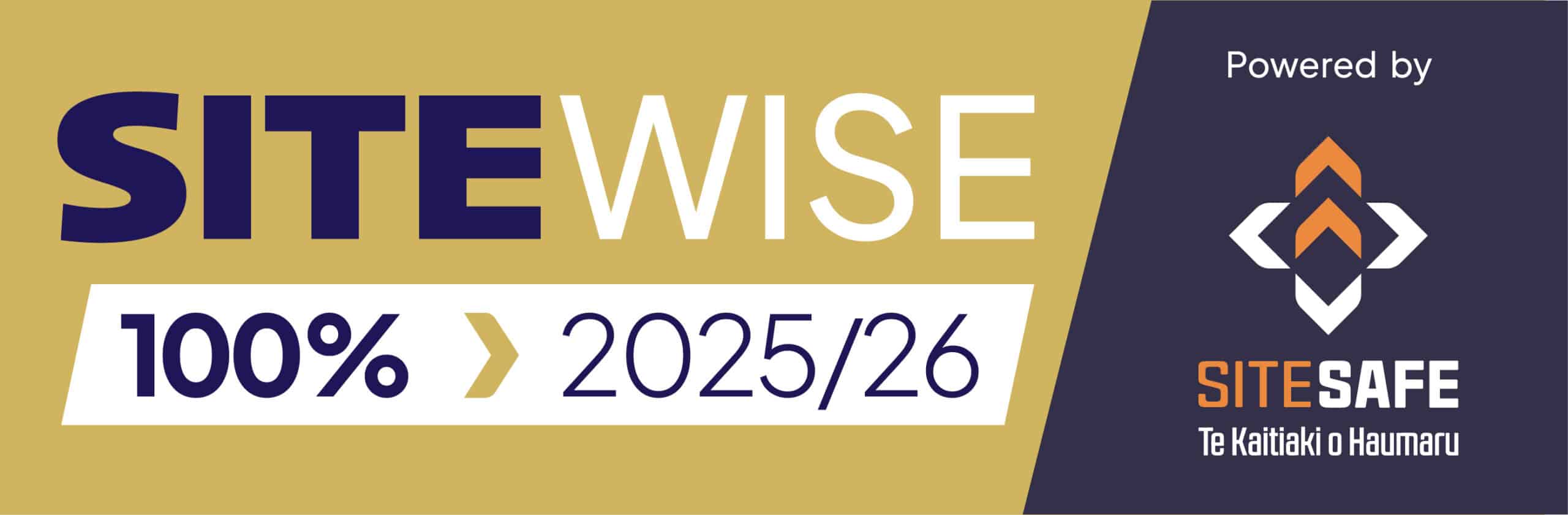 SiteWise 2025-26 Certificate